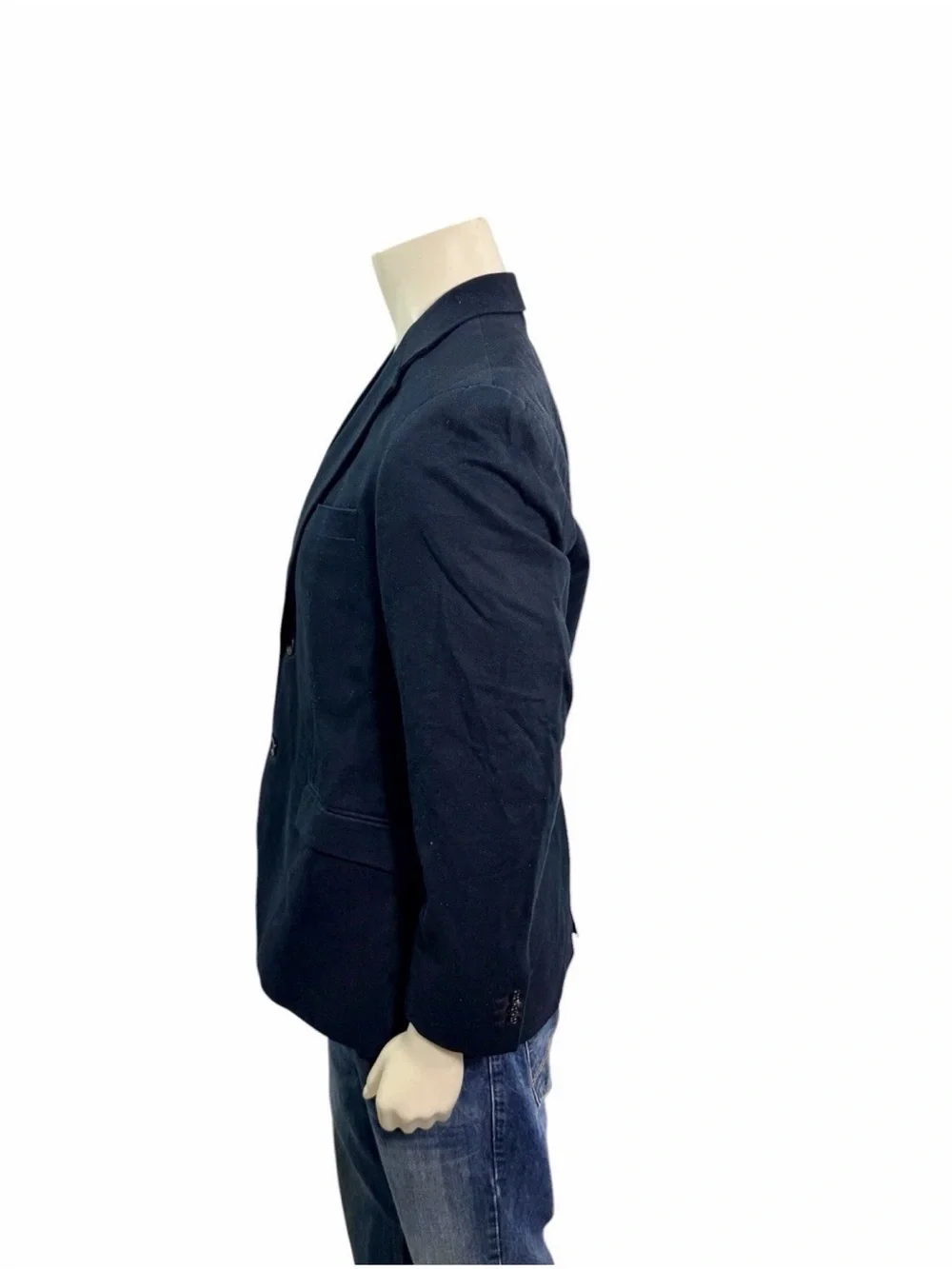 Banana Republic Men’s Size 40S Long Sleeve 2 Button Blazer Solid Black Cotton